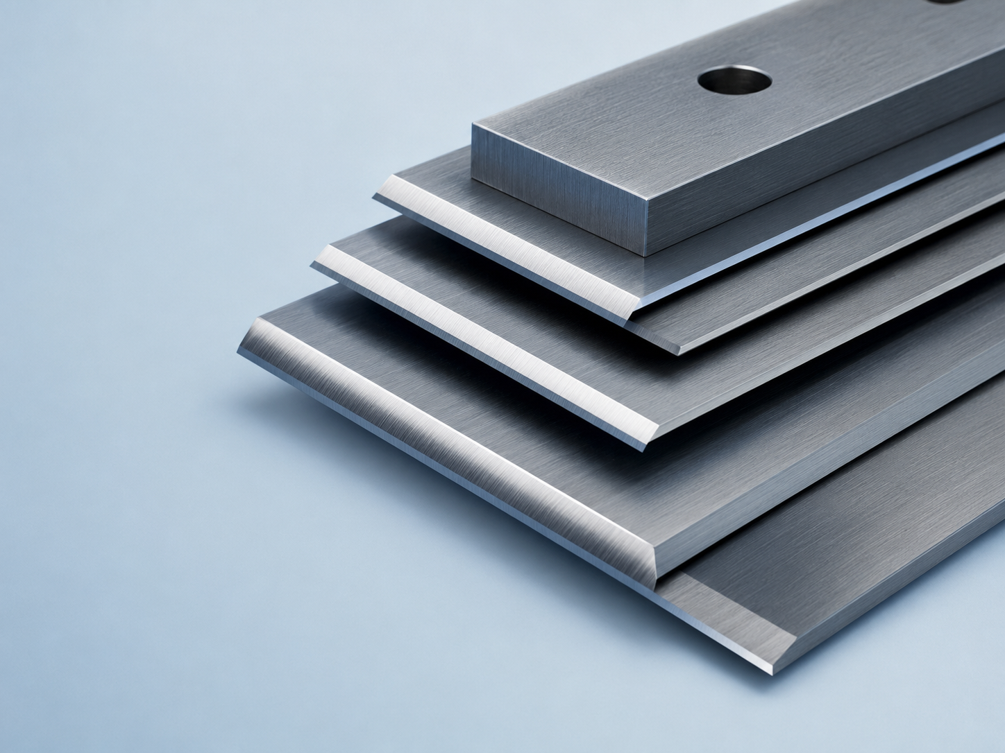 Precision-ground industrial doctor blades